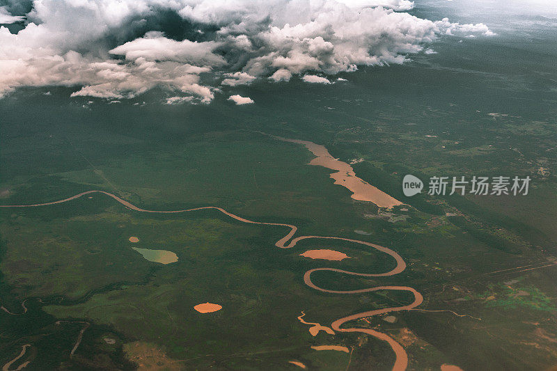 Cuiabá河和男爵德Melgaço微区在Santo Antônio做Leverger -马托格罗索，MT，巴西